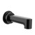 Moen Greenfield Bathroom 1/2 Inch Slip Fit Connection Non Diverter Tub Spout in Matte Black - 4326BL