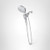 Moen Verso Eight Function 7" Diameter Spray Head Standard With Handshower with Eco Performance 72" Hose in Chrome - 220C3EP