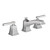 Moen Boardwalk Two Handle High Arc Widespread Bathroom Sink Faucet for 3 Hole Setups with Valve Included in Chrome - TV6220