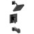 Moen 90 Degree Posi Temp Tub/Shower Trim Kit in Matte Black - TS2713BL