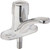 Chicago Faucets 3400-TABCP E-CAST Single Supply Metering Sink Faucet