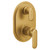 Moen Greenfield M CORE 3 Series Two Handle Shower Valve Trim with Transfer in Brushed Gold - UT33341BG