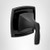 Moen Voss Diverter 3 Function Shower Transfer Valve Trim Kit in Matte Black - T4612BL