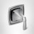 Moen Voss Transfer Valve Trim in Chrome - T4611