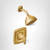 Moen Voss Posi Temp Posi Temp Pressure Balancing Shower Trim Featuring Showerhead and Shower Lever Handle in Gold - T2692BG