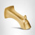 Moen Voss Diverter Tub Spout Bathtub Faucet with 1/2 Inch Slip Fit Connection in Brushed Gold - 161955BG