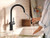 Moen Cia Smart Faucet Touchless Pull Down Sprayer Kitchen Faucet with Voice Control and Power Boost Includes Optional and Accents in Matte Black - 7622EVBL