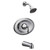 Moen Posi Temp Eco Performance Tub and Shower Trim Kit in Chrome - T2137EP