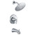 Moen Glyde Tub Shower Faucet System with Rainshower Showerhead without Valve in Chrome - T2843EP