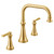 Moen Colinet Two Handle Arc Deck Mount Roman Tub Faucet Trim with Lever Handles in Brushed Gold - TS44503BG