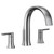 Moen Doux Two Handle High Arc Deck Mount Roman Tub Faucet Trim in Chrome - TS983