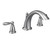 Moen Brantford 2 Handle Deck Mount Roman Tub Faucet Trim Kit in Chrome - T933