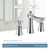 Moen Flara Two Handle 8 in. Widespread Cross Handle Bathroom Faucet Trim Kit Sold Separately in Brushed Gold - TS6985BG