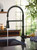 Moen Paterson One Handle Spring Pulldown Kitchen Faucet with Power Boost for a Faster Clean Kitchen Faucet with Pull Down Sprayer in Matte Black - S72103BL