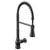 Moen Paterson One Handle Spring Pulldown Kitchen Faucet with Power Boost for a Faster Clean Kitchen Faucet with Pull Down Sprayer in Matte Black - S72103BL