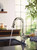 Moen Paterson One Handle Pulldown Bar Faucet with Power Clean Includes Interchangeable Handle in Chrome - S52003
