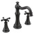 Moen Weymouth Two Handle Widespread Cross Handle Bathroom Faucet Trim Kit in Matte Black - TS42114BL