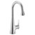 Moen Sinema One Handle High Arc Pulldown Bar Faucet featuring Power Clean and Reflex in Chrome - S6235