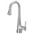 Moen Sinema One Handle High Arc Pulldown Bar Faucet featuring Power Clean and Reflex in Chrome - S6235