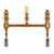 Moen Two Handle Roman Tub Valve 10" Centers Pex with 1/2" Cpvc Adapters Unfinished - 4797