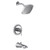 Moen Flara M CORE 2 Series 1 Handle Tub and Shower Trim Kit in Chrome - UTS2913EP