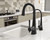 Moen Kurv Collection One Handle Pulldown Bar Faucet with Power Clean Featuring Reflex in Matte Black - 6126BL