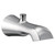 Moen Flara 1/2 Inch Slip Fit Connection Diverter Tub Spout in Chrome - S989