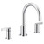 Moen Cia 2 Handle High Arc Deck Mount Roman Tub Faucet Trim Kit in Chrome - T6223