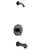 Moen M CORE 3 Series 1 Handle Tub and Shower Trim Kit in Matte Black - UT2193NHBL