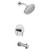 Moen M CORE 3 Series 1 Handle Tub and Shower Trim Kit in Chrome - UT3293