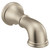Moen Belfield Replacement Tub Non Diverter Spout 1/2 Inch Slip Fit Connection in Brushed Nickel - 193371BN