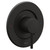 Moen Pressure Balancing Modern Tub and Shower Trim Kit Featuring Bathroom Shower Lever Handle for Temperature Adjustment Shower Faucet Handle Posi Temp in Matte Black - T2191BL