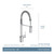 Moen Motionsense Wave Sensor Touchless One Handle High Arc Spring Pre Rinse Pulldown Kitchen Faucet with Sprayer Head in Chrome - 5923EWC