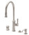 California Faucets Davoli Pull-Down Kitchen Faucet with Button Sprayer - High Arc Spout in Burnished Nickel - K10-100-33-BNU