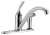 Delta 300LF-WF Single Handle Kitchen Faucet with Integral Spray CHROME
