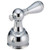 Delta H215 Metal Lever Handle Set - Two Handle Lever: Chrome