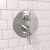 Hansgrohe 04449000 Ecostat Classic Pressure Balance Trim with Diverter, Round in Chrome