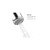 Hansgrohe 28496001 Clubmaster Shower Head 3-Jet, 2.5 GPM in Chrome
