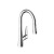 Hansgrohe 72813801 Talis S 2-Spray HighArc Kitchen Faucet, Pull-Down, 1.75 GPM Steel Optik