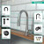 Hansgrohe 72815801 Talis S Prep Kitchen Faucet, 2-Spray Pull-Down, 1.75 GPM in Steel Optic