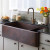 Native Trails CPK275 Cocina Duet Copper Kitchen Sink Antique Copper