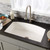 Native Trails NSKQ3320-P Farmhouse Quartet Kitchen Sink: Pearl
