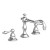 Newport Brass Chesterfield 930L/26 Widespread Lavatory Faucet Polished Chrome