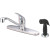 Olympia K-4161 ELITE Series Single Handle Kitchen Faucet w/Side Spray: Chrome