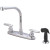 Olympia K-5271 ELITE Series Two Handle Kitchen Faucet w/Side Spray: Chrome