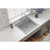 Elkay Quartz Classic 25" x 22" x 5-1/2", Single Bowl Drop-in ADA Sink with Perfect Drain, Greystone