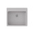 Elkay Quartz Classic 25" x 22" x 5-1/2", Single Bowl Drop-in ADA Sink with Perfect Drain, Greystone