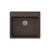Elkay Quartz Classic 25" x 22" x 5-1/2", Single Bowl Drop-in ADA Sink with Perfect Drain, Mocha