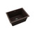 Elkay Quartz Classic 25" x 18-1/2" x 11-13/16" Undermount Laundry Sink with Perfect Drain Mocha