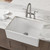 Elkay Fireclay 30" x 19-15/16" x 9-1/8" Single Bowl Farmhouse Sink White